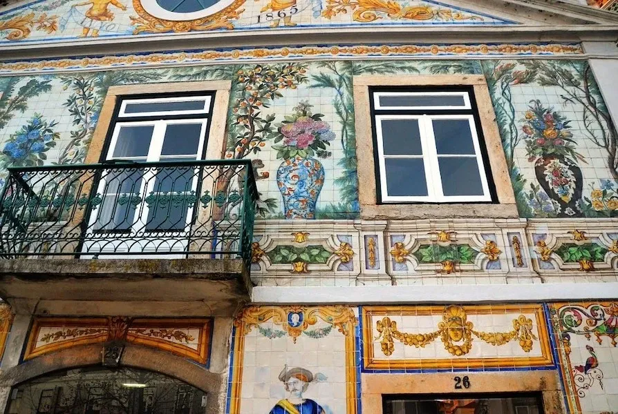 Beautiful Tile facade in Lisbon
