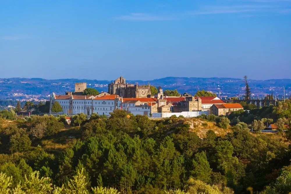Templar Castle and Convent of Christ in Tomar. Knights Templar in Portugal