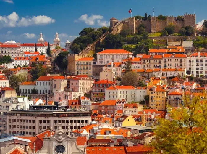 Viewpoint of Lisbon Old Town